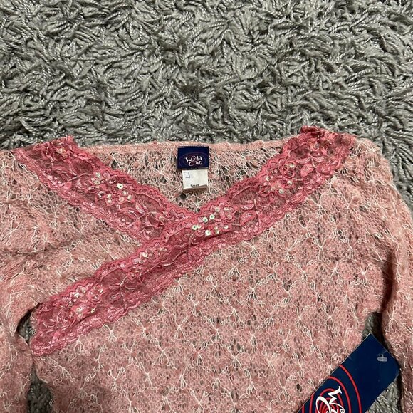 Y2K Fairy Core Boho Long Sleeve Top Size S - Picture 7 of 8